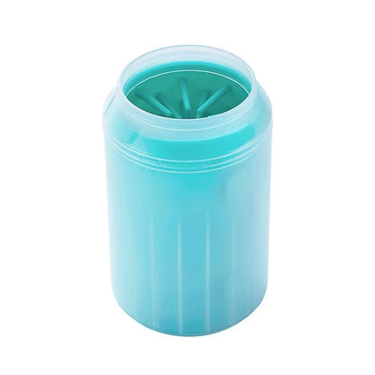 Portable Pet Paw Cleaner Soft Silicone Foot Washer with Cleaning Brush Dog Towel Bucket - Efficient Pet Cleaning Supplies